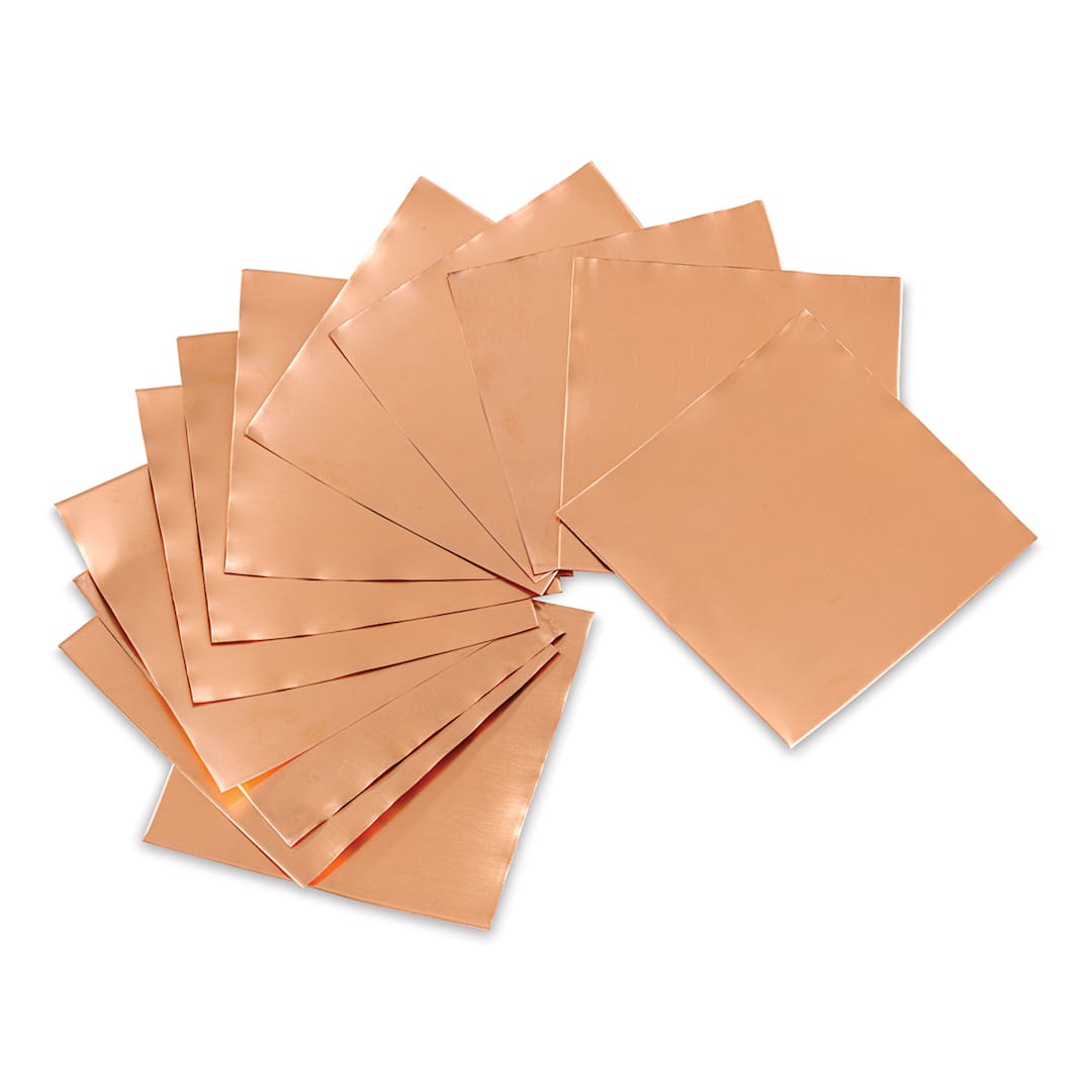 Open in modal - Art Metal Foil Sheets - Pkg of 12, 36 Gauge, Copper