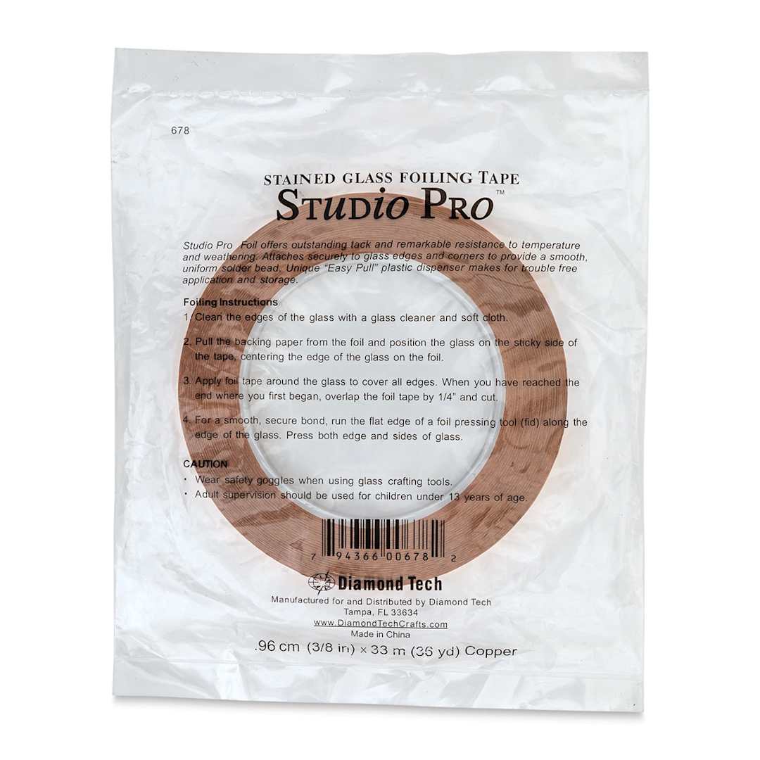 Open in modal - Copper Foil - 3/8" x 36 Yards - front of packaging