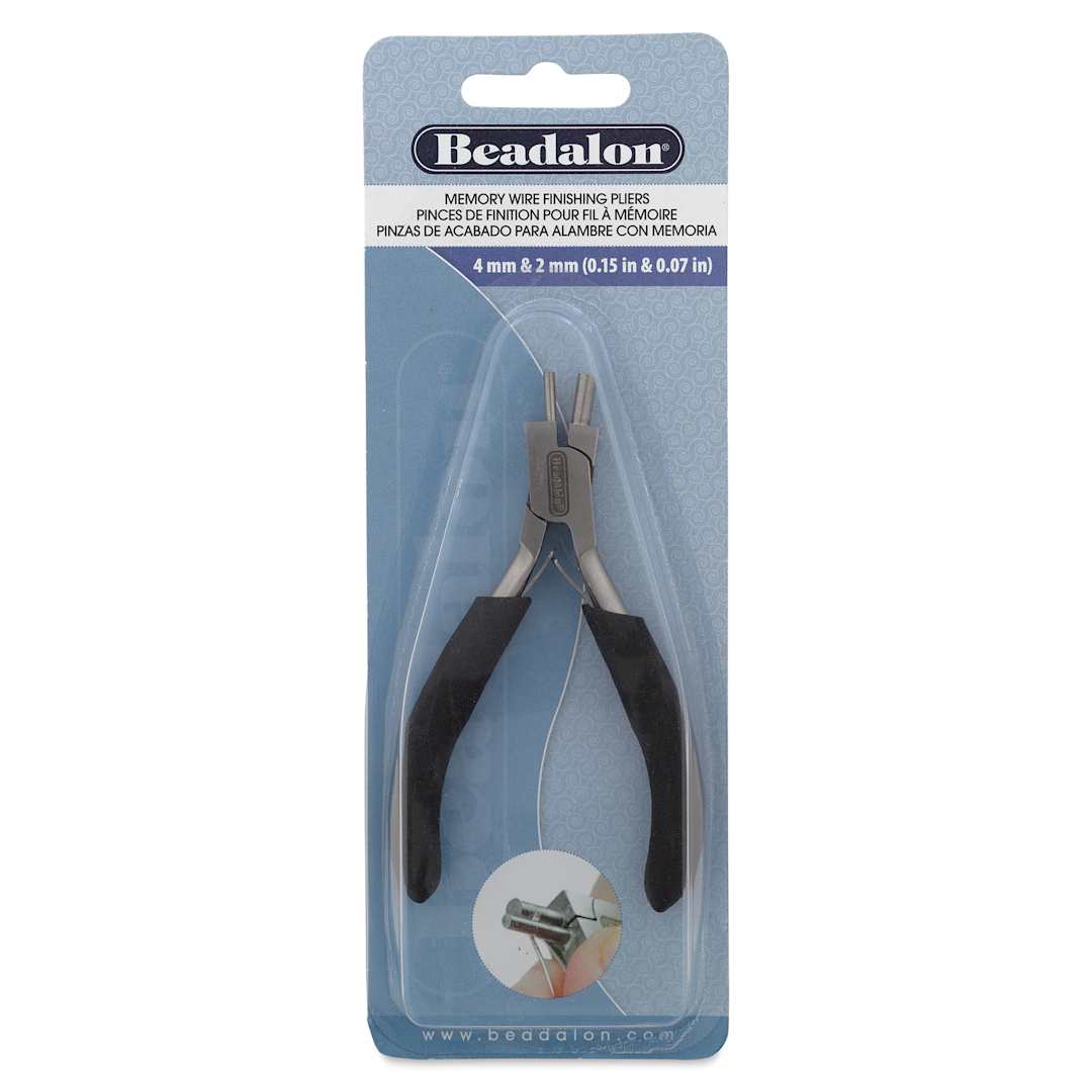Open in modal - Beadalon Memory Wire Finishing Pliers front of packaging
