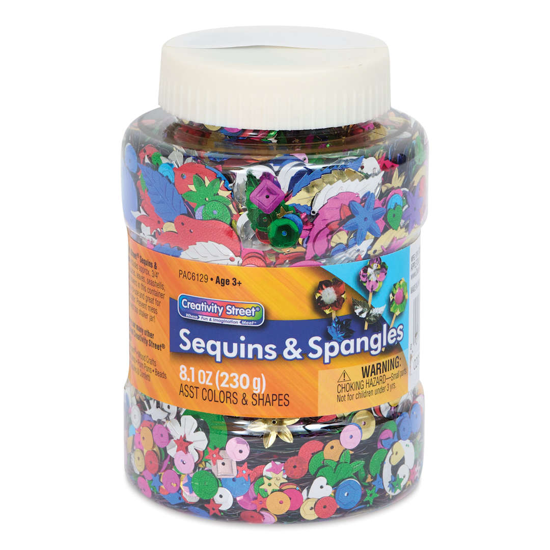 Open in modal - Creativity Street Sequins and Spangles - Shaker Jar