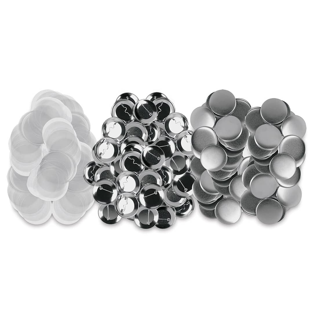 Open in modal - Neil Metal Buttons - 2.25" diameter, Pkg of 100