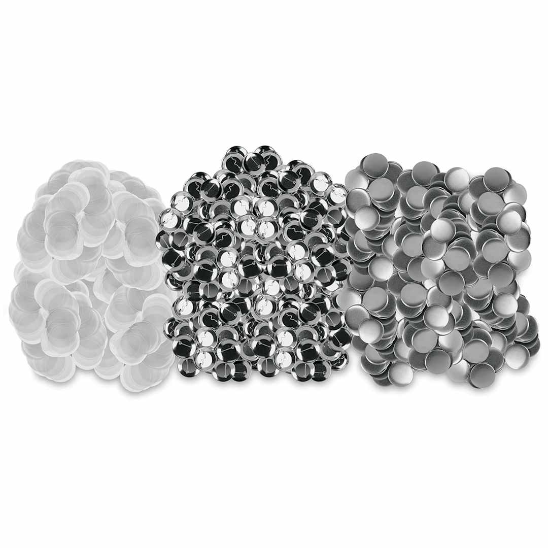 Open in modal - Neil Metal Buttons - 2.25" diameter, Pkg of 500
