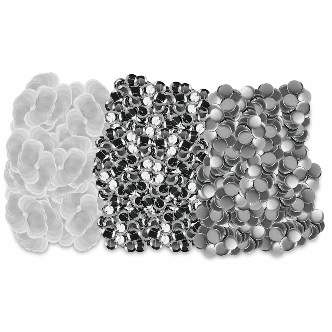 Open in modal - Neil Metal Buttons - 2.25" diameter, Pkg of 1000