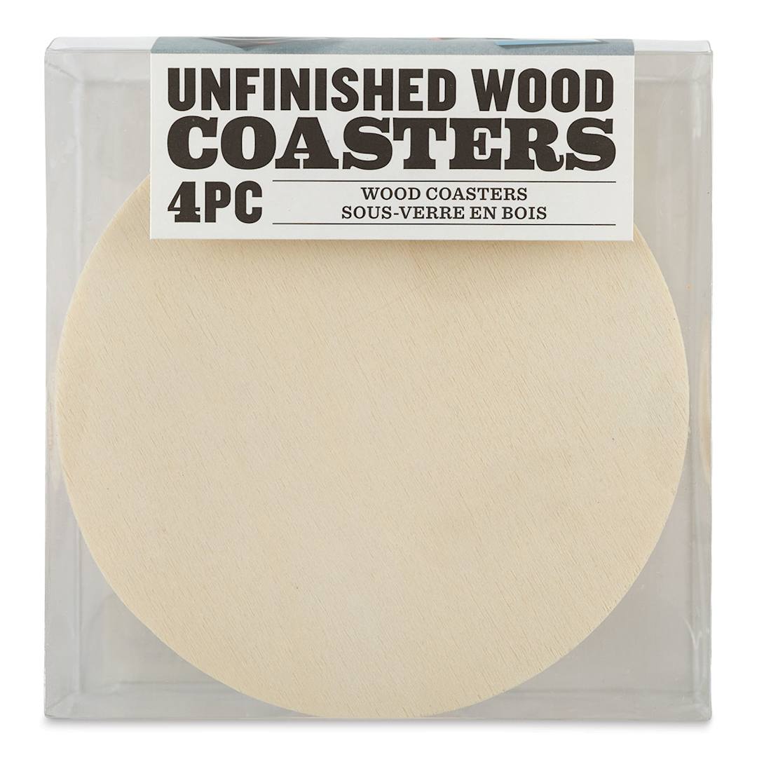 Open in modal - Unfinished Wood Coasters