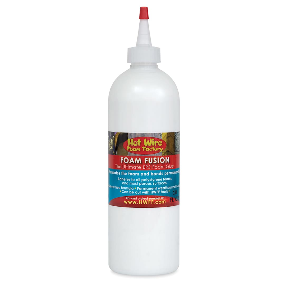 Open in modal - Hot Wire Foam Factory Foam Fusion Glue - Front of 16 oz bottle
