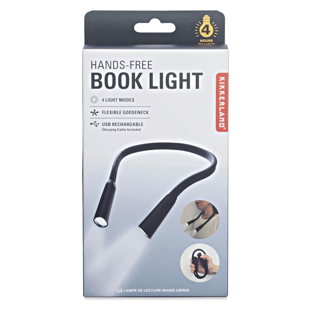 Open in modal - Kikkerland Hands-Free Book Light, in packaging