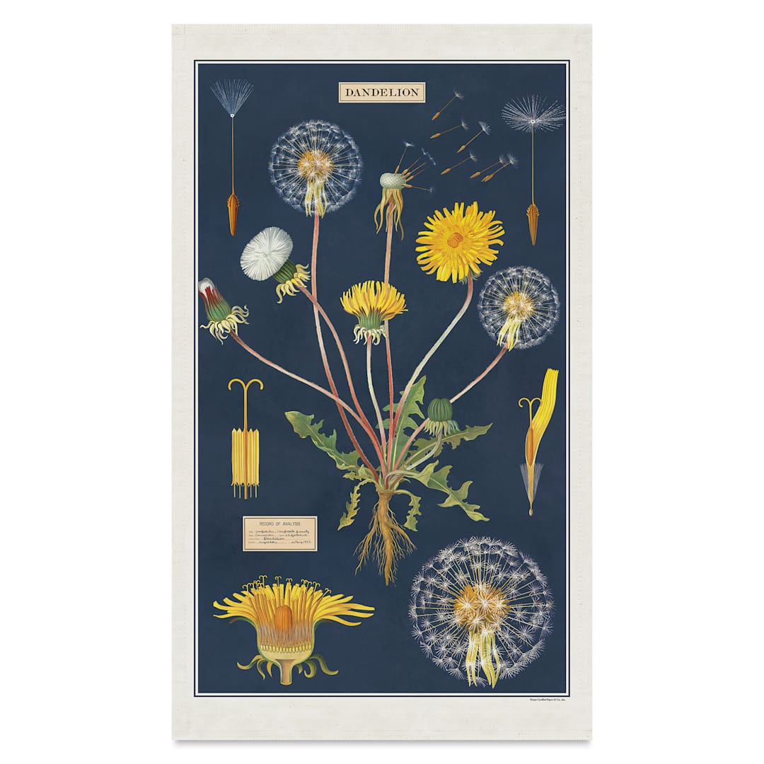 Open in modal - Cavallini Dandelion Tea Towel