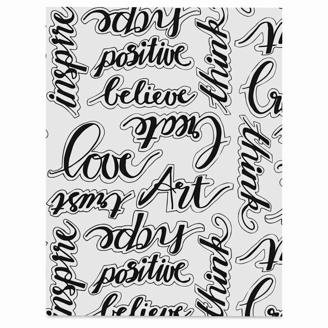 Open in modal - Grafix Artist Series Shrink Film - Script Design by Art by Marlene