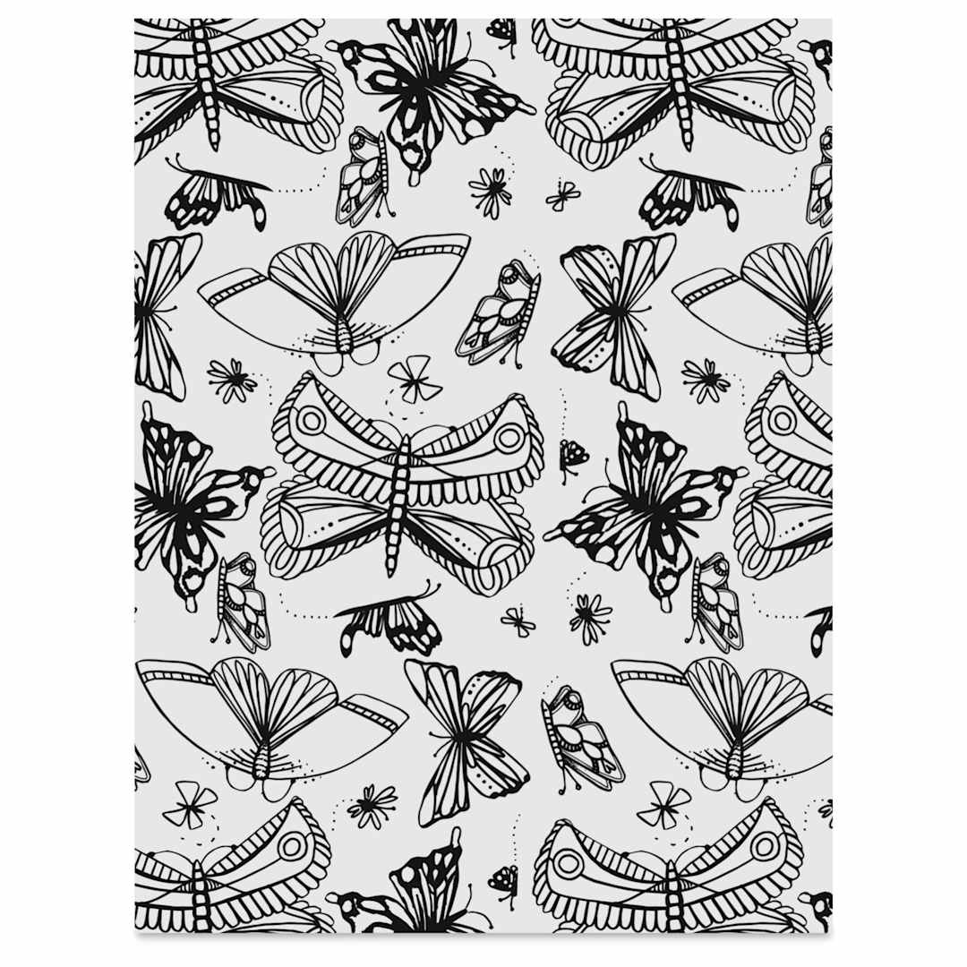 Open in modal - Grafix Artist Series Shrink Film - Butterflies Design by Art by Marlene