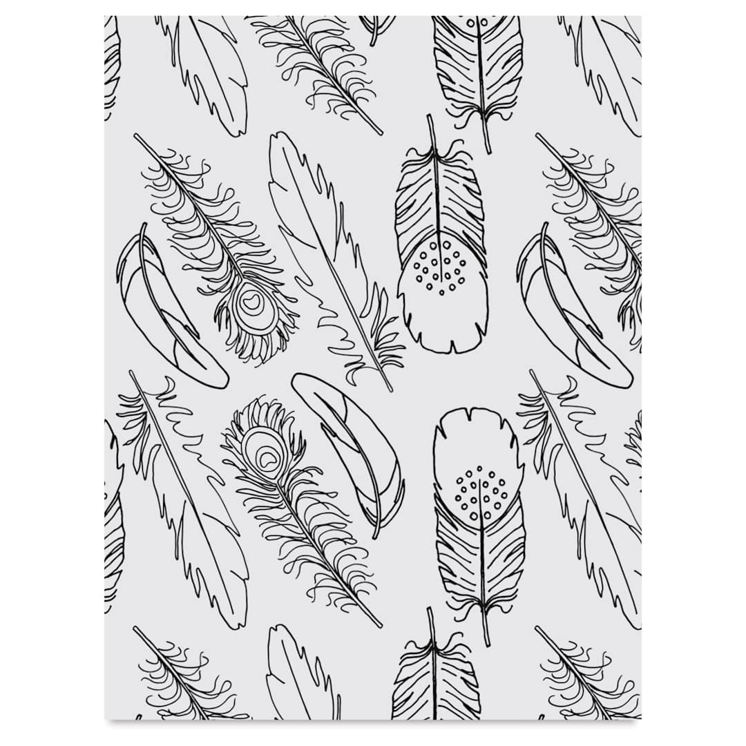 Open in modal - Grafix Artist Series Shrink Film - Feathers Design by Gina Lee Kim