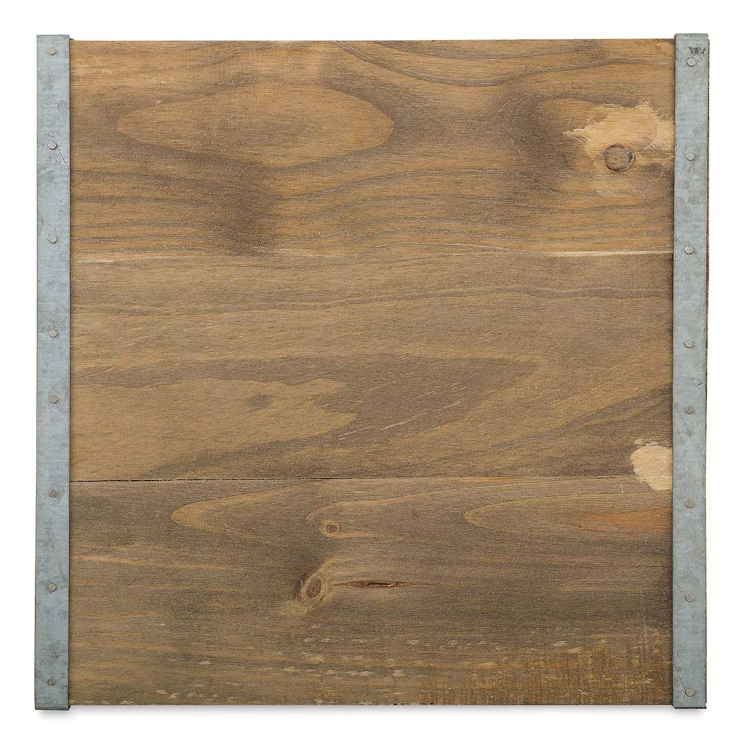 Open in modal - Hampton Art Wood Sign with Metal Edges