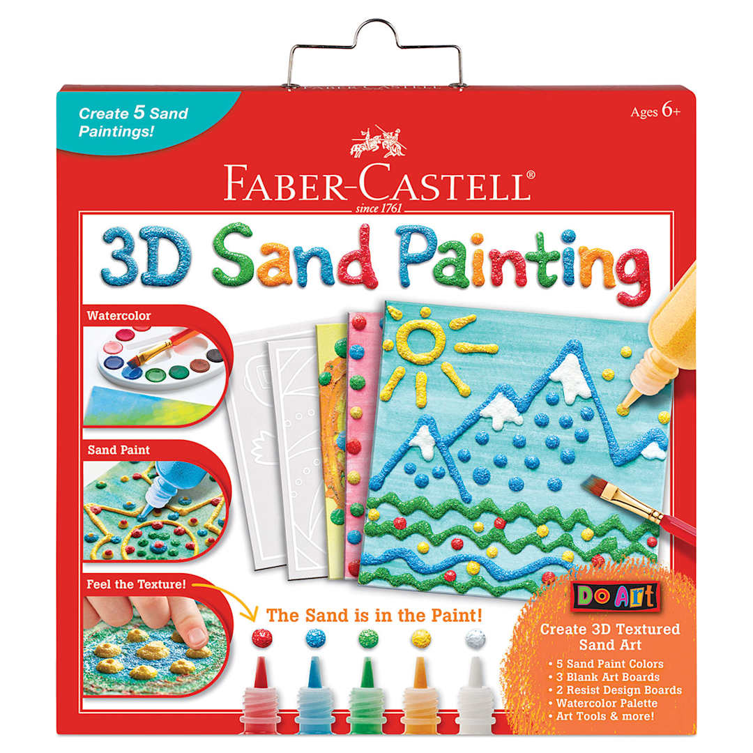 Open in modal - Faber-Castell 3D Art Sand Painting Kit - Front of package
