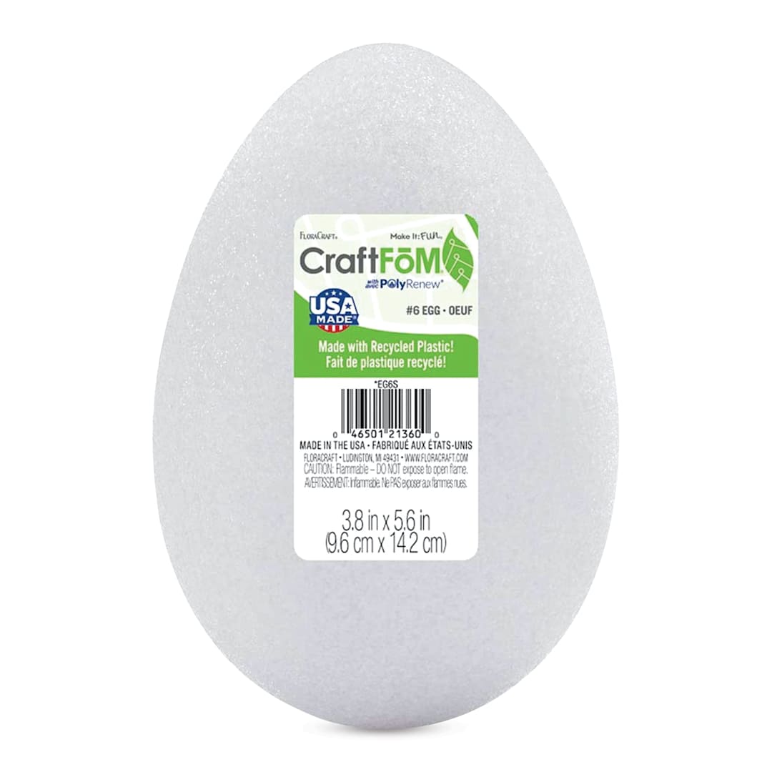 Open in modal - FloraCraft CraftFōM Blocks and Shapes - Egg (Ostrich)