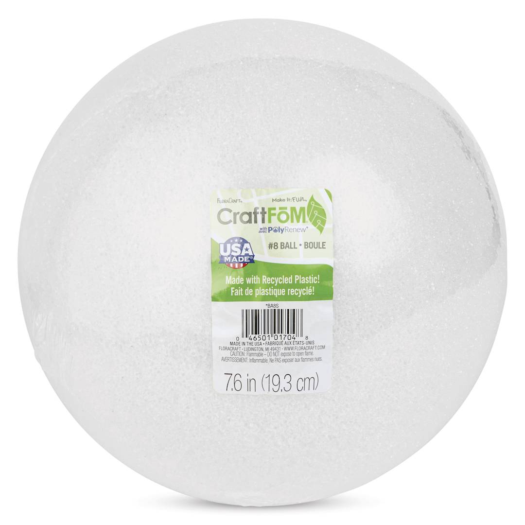 Open in modal - FloraCraft CraftFōM Blocks and Shapes - 9.6" Dia., Ball