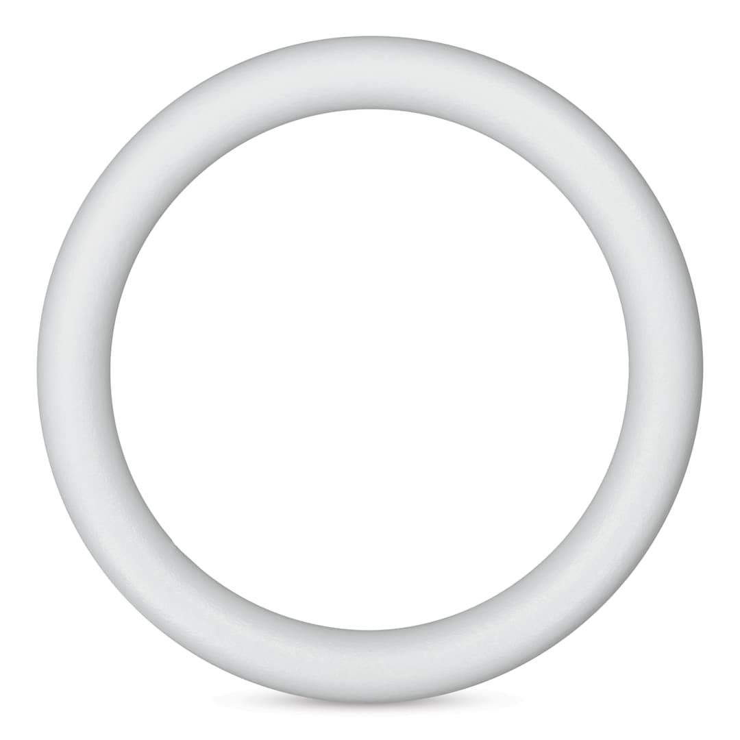 Open in modal - FloraCraft CraftFōM Blocks and Shapes - 1.9" x 13.8", Extruded Wreath