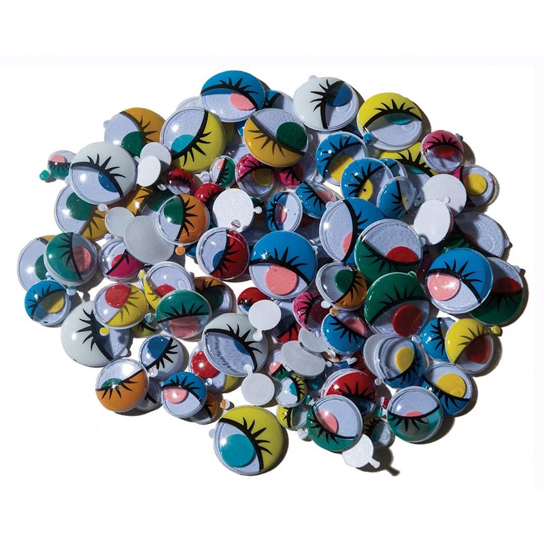 Open in modal - Creativity Street Wiggle Eyes Peel & Stick, Multi-Painted, 100/Pkg.