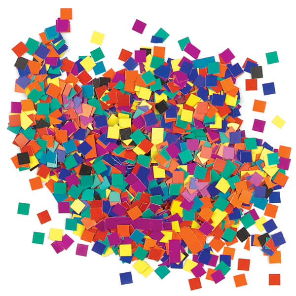 Open in modal - Roylco Mosaic Paper Squares - Thousands of Paper Squares in pile