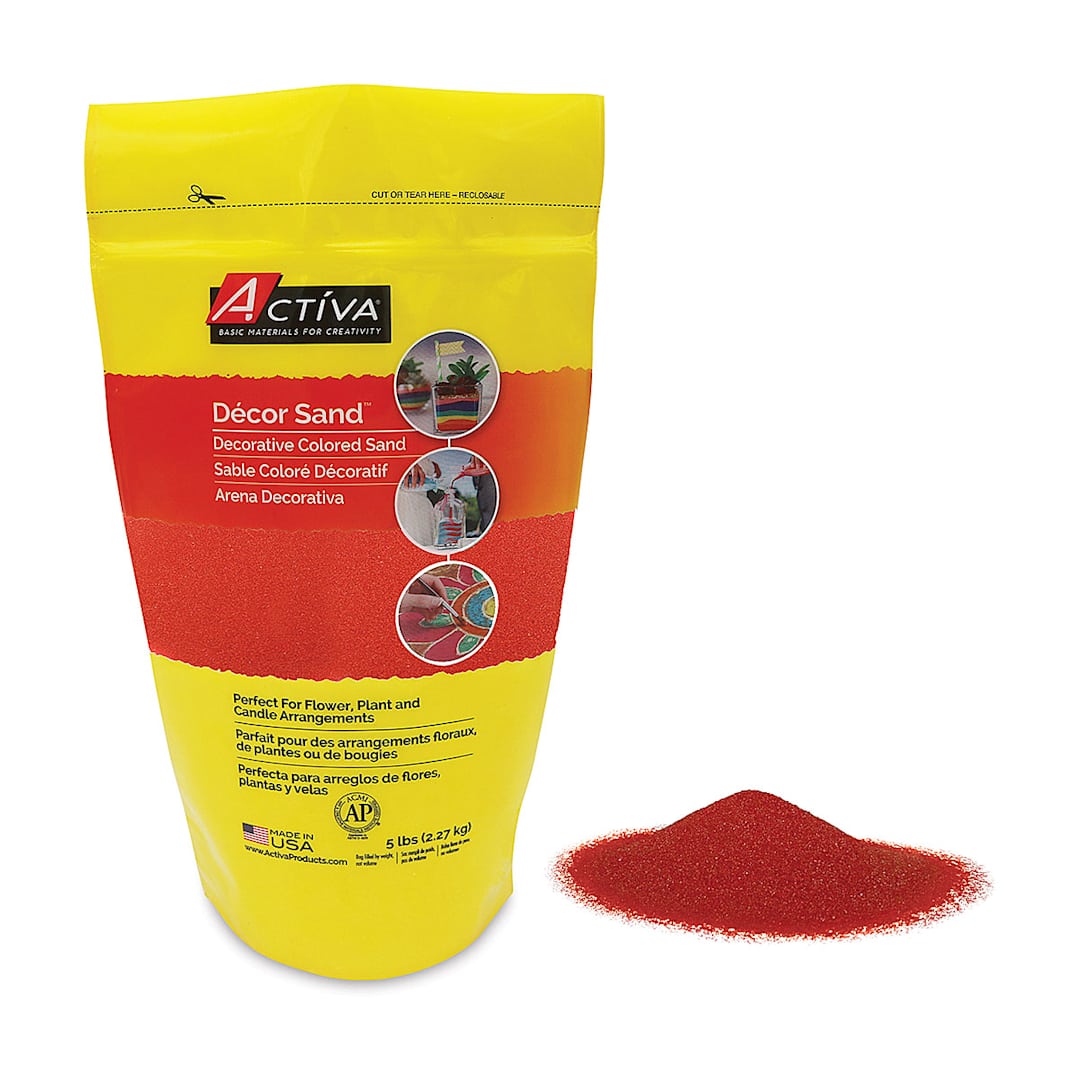 Open in modal - Activa Sand - Bright Red, 5 lb