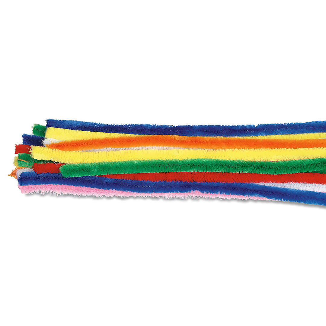 Open in modal - Creativity Street Colossal Stems - 5/8" x 19-1/2", Assorted Colors, Pkg of 50 - out of packaging