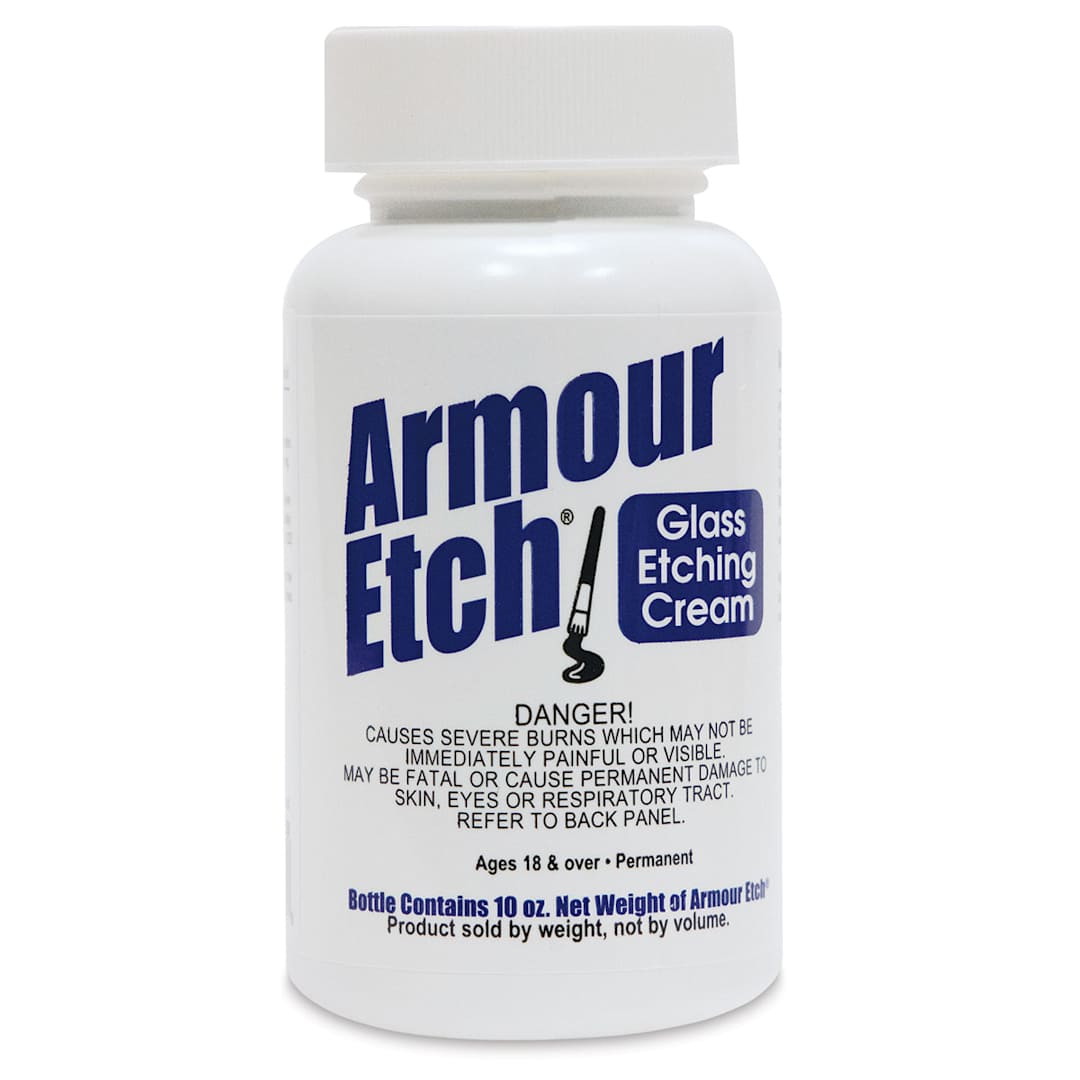 Open in modal - Armour Etch - Front of 10 oz Glass Etching Cream     
