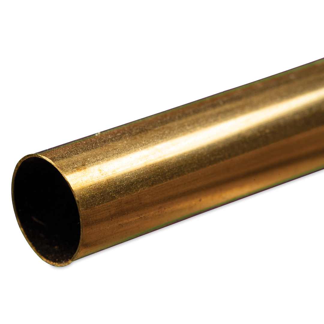 Open in modal - K&S Metal Tubing - Brass, Round, 9/32" Diameter, 12"