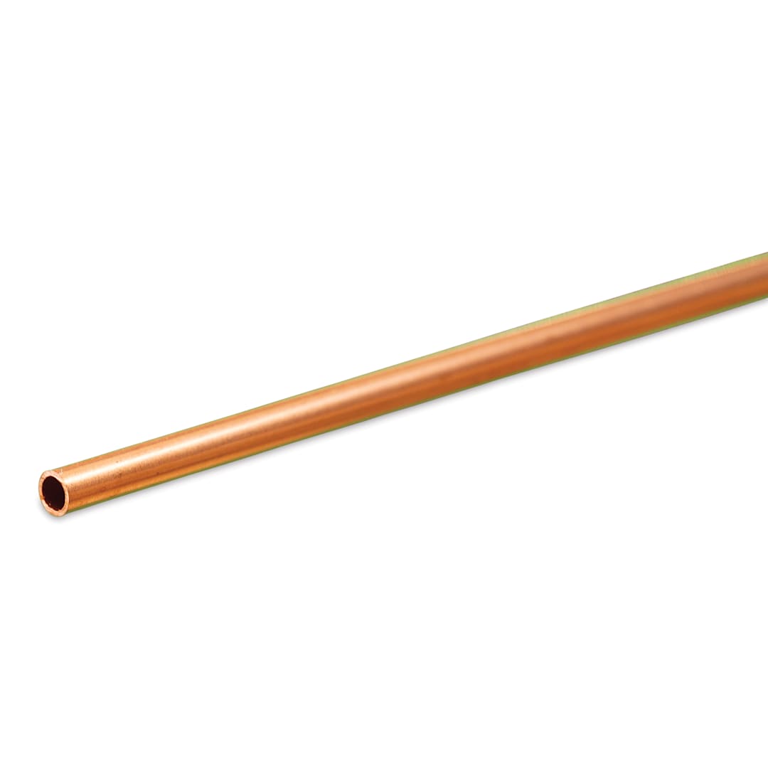 Open in modal - K&S Metal Tubing - Copper, Round, 1/8" Diameter, 12"