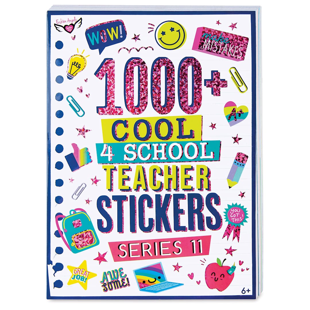 Open in modal - Fashion Angels 1000+ Teacher Stickers, front cover