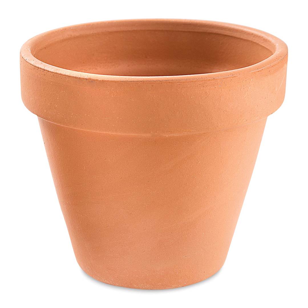 Open in modal - Terra Cotta Clay Pot