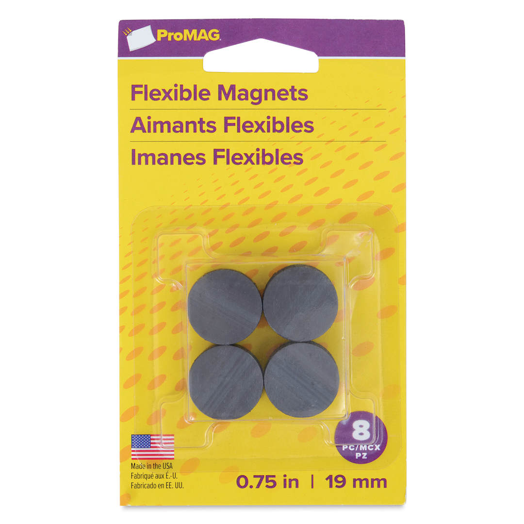 Open in modal - ProMag Magnetic Buttons - 3/4" diameter, Pkg of 8