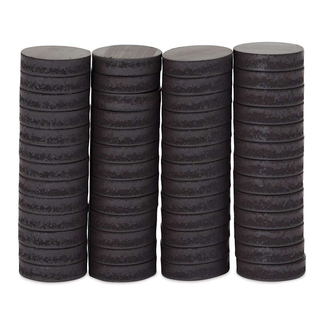 Open in modal - ProMag Magnetic Buttons - Magnets from 52 pc package shown stacked