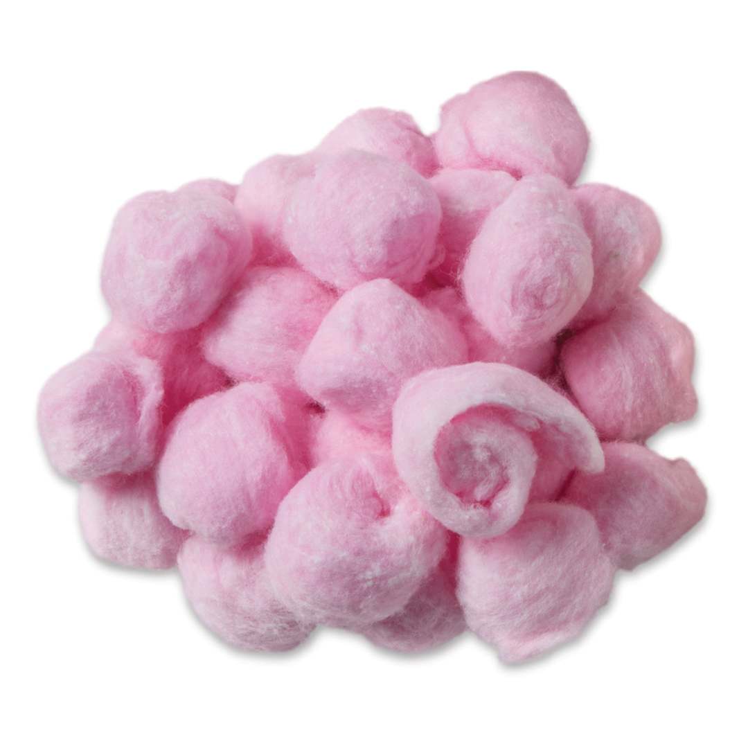 Open in modal - Creativity Street Jumbo Craft Fluffs - Pink, Pkg of 100