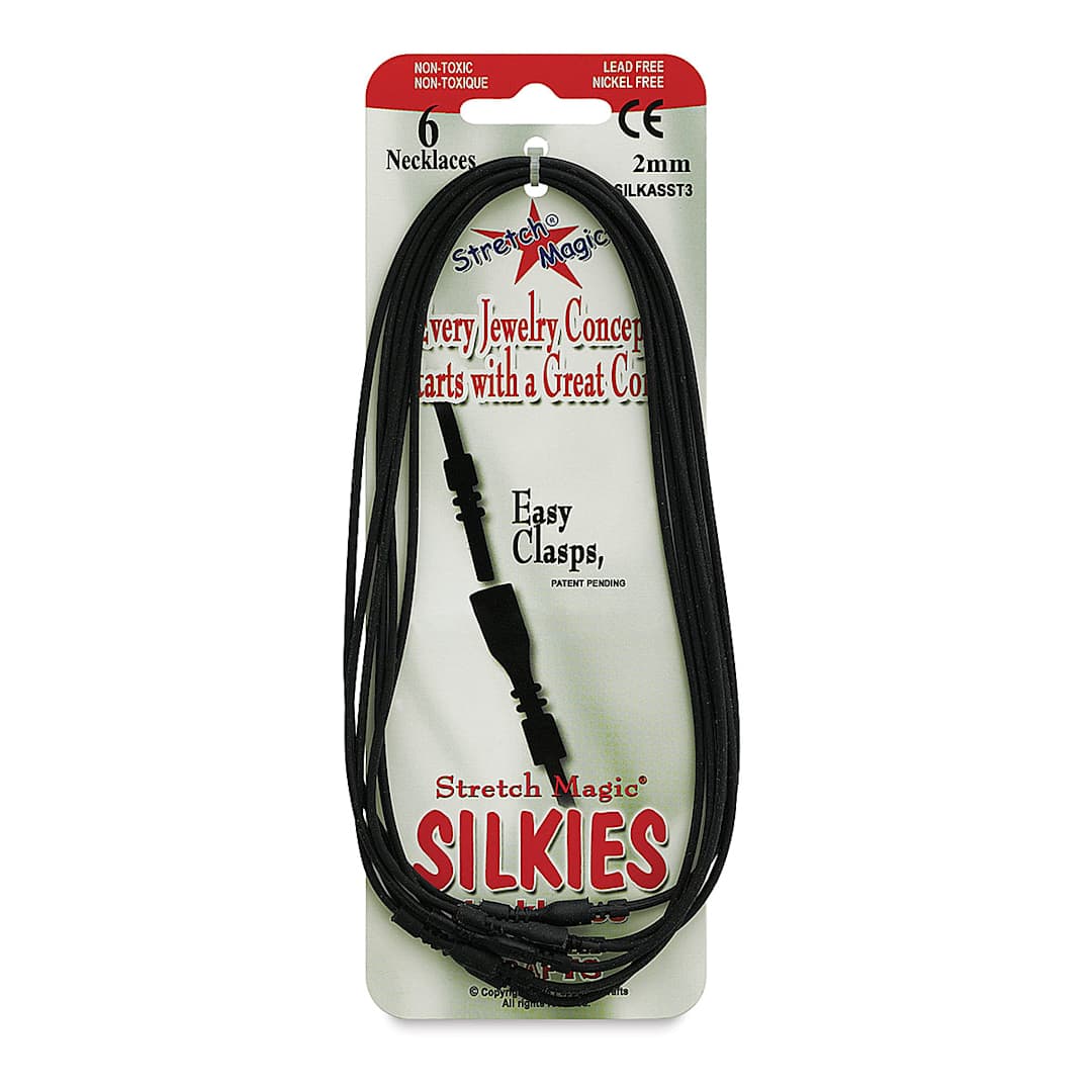 Open in modal - Stretch Magic Silkies Necklaces - Front of package