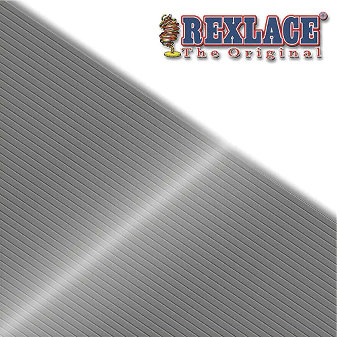 Open in modal - Pepperell Rexlace Britelace Holographic Plastic Lacing - 50 yards, Silver Metallic