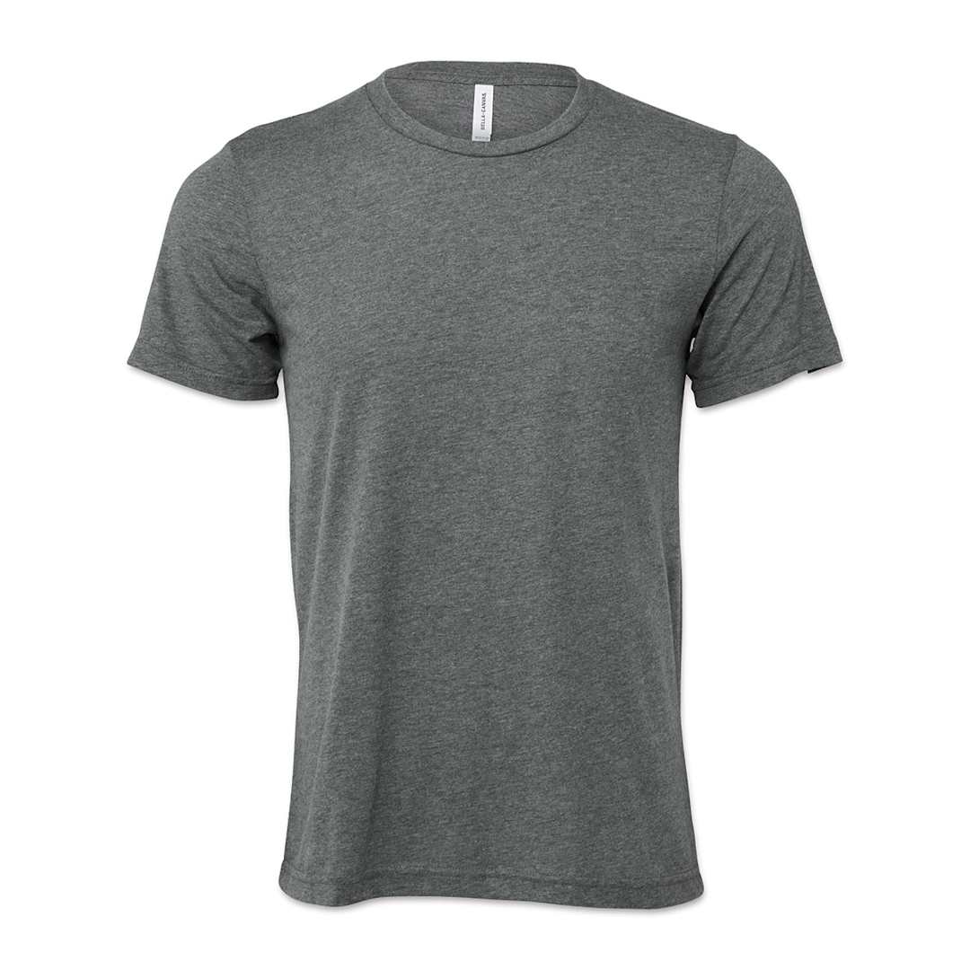 Open in modal - Bella Canvas Unisex T-shirt - Deep Heather, X-Small - front