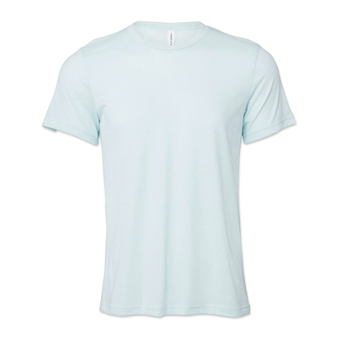 Open in modal - Bella Canvas Unisex T-shirt - Ice Blue Heather, X-Small - front