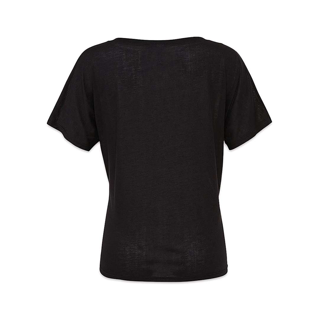 Open in modal - Bella + Canvas Slouchy V-neck T-shirt - Black, Medium