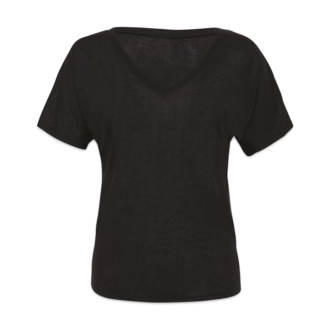 Open in modal - Bella + Canvas Slouchy V-neck T-shirt - Black, Large