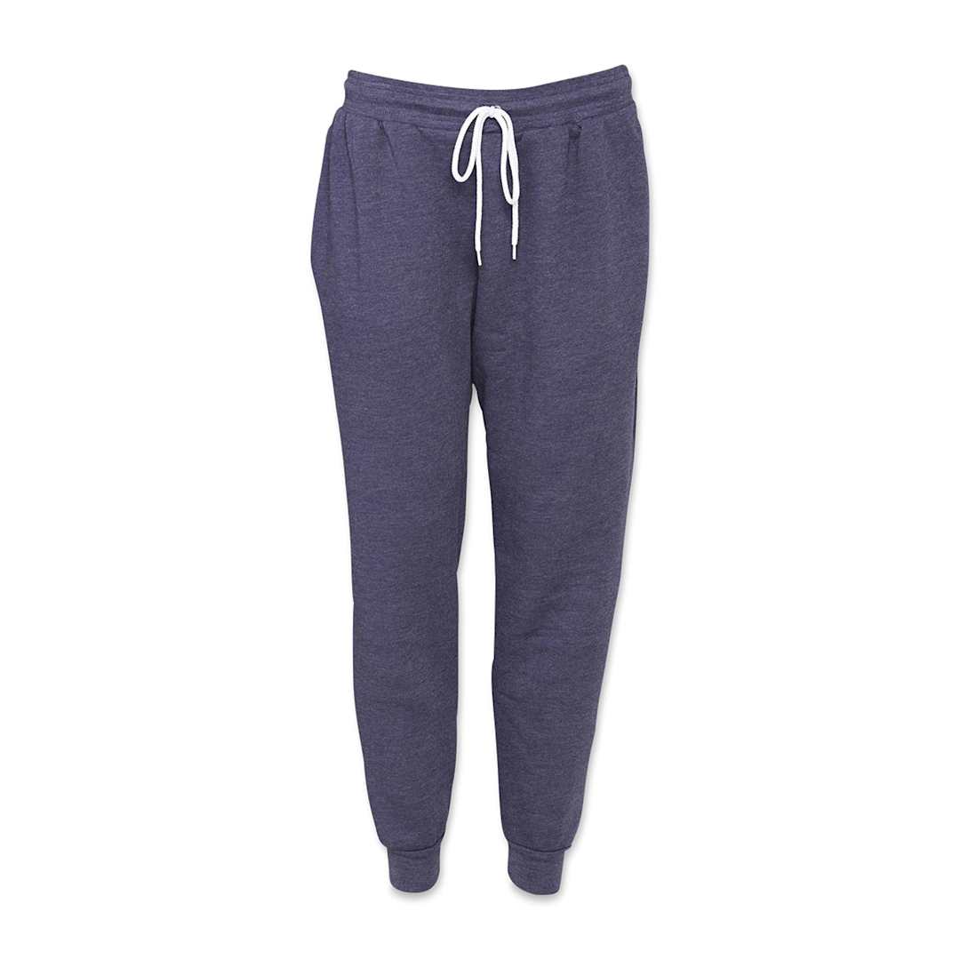 Open in modal - Bella Canvas Unisex Jogger Sweatpants - Navy Heather, X-Small - front