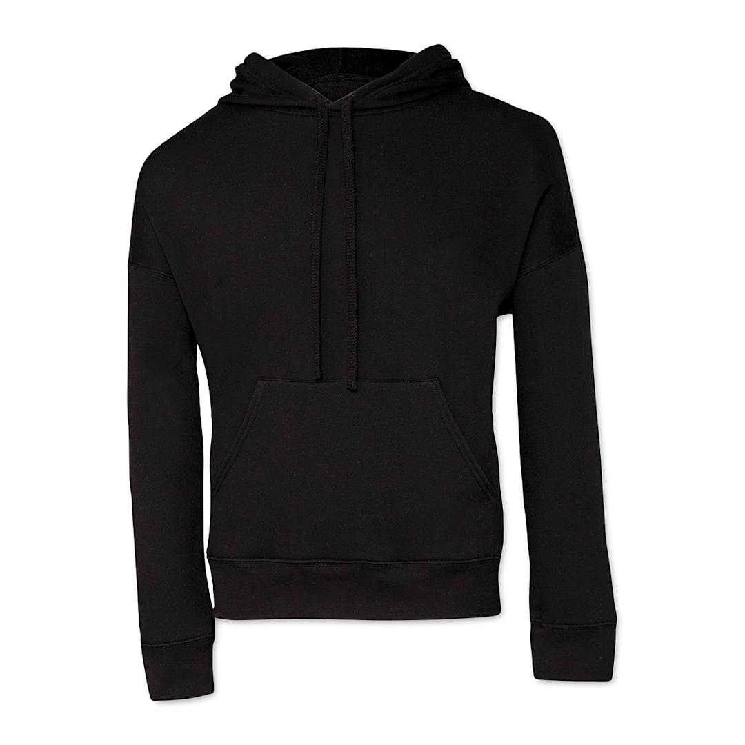 Open in modal - Unisex Hoodie Pullover - Front view of black pullover
