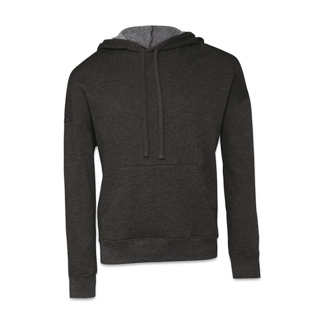 Open in modal - Bella + Canvas Unisex Sponge Fleece Drop Shoulder Sweatshirt - Dark Grey Heather, Small