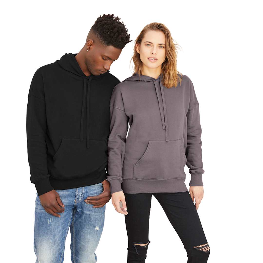 Open in modal - Unisex Hoodie Pullover - Man and woman wearing pullovers