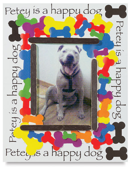 Open in modal - Hygloss Collage Sticky Boards - Finished decorated Board
