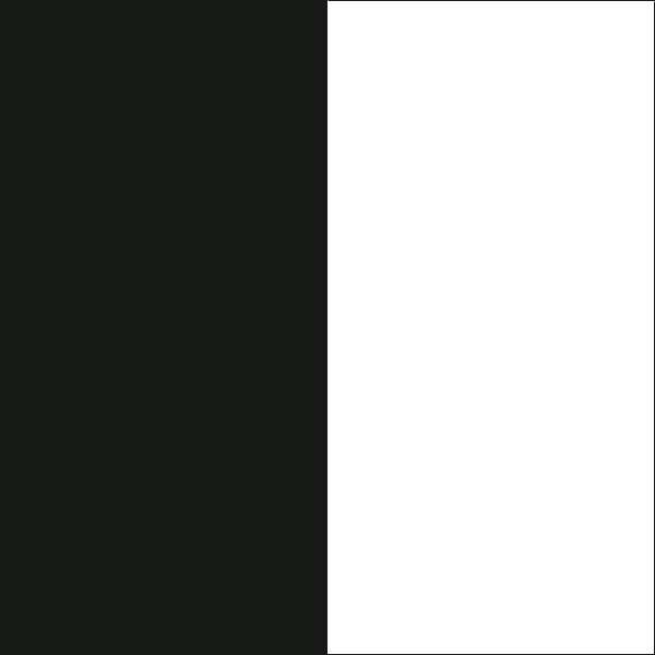 Open in modal - Pepperell Rexlace Duo - Close-up of Black and White Duo Lacing