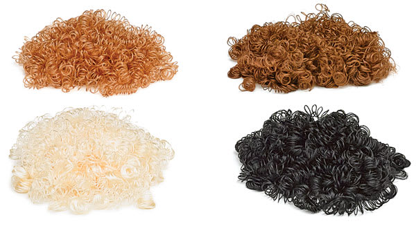 Open in modal - Creativity Street Craft Hair - Four colors of Craft hair 
