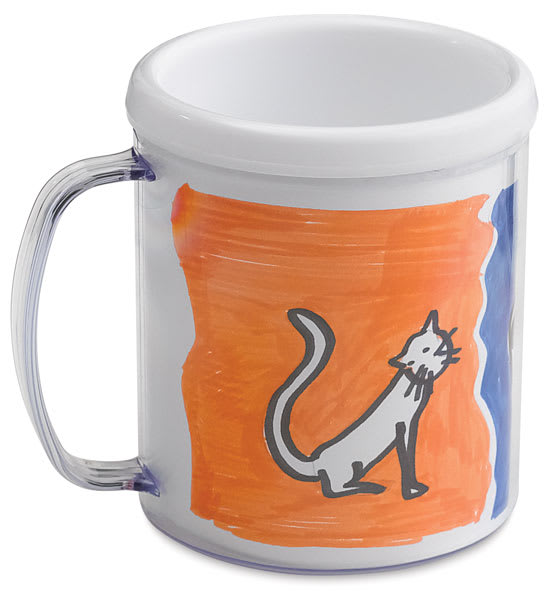 Open in modal - Snap Mug - Front of Mug with example Art 
