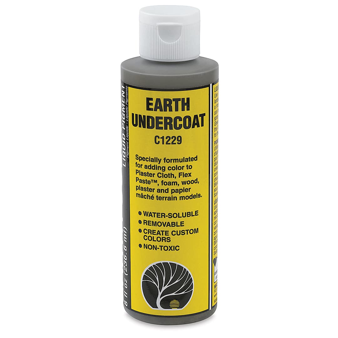 Open in modal - Front of bottle of Liquid Pigment Earth Undercoat