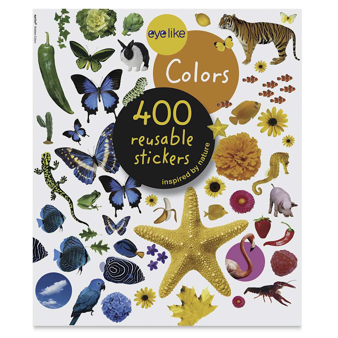 Open in modal - Eyelike Colors in Nature Reusable Stickers, Book Cover
