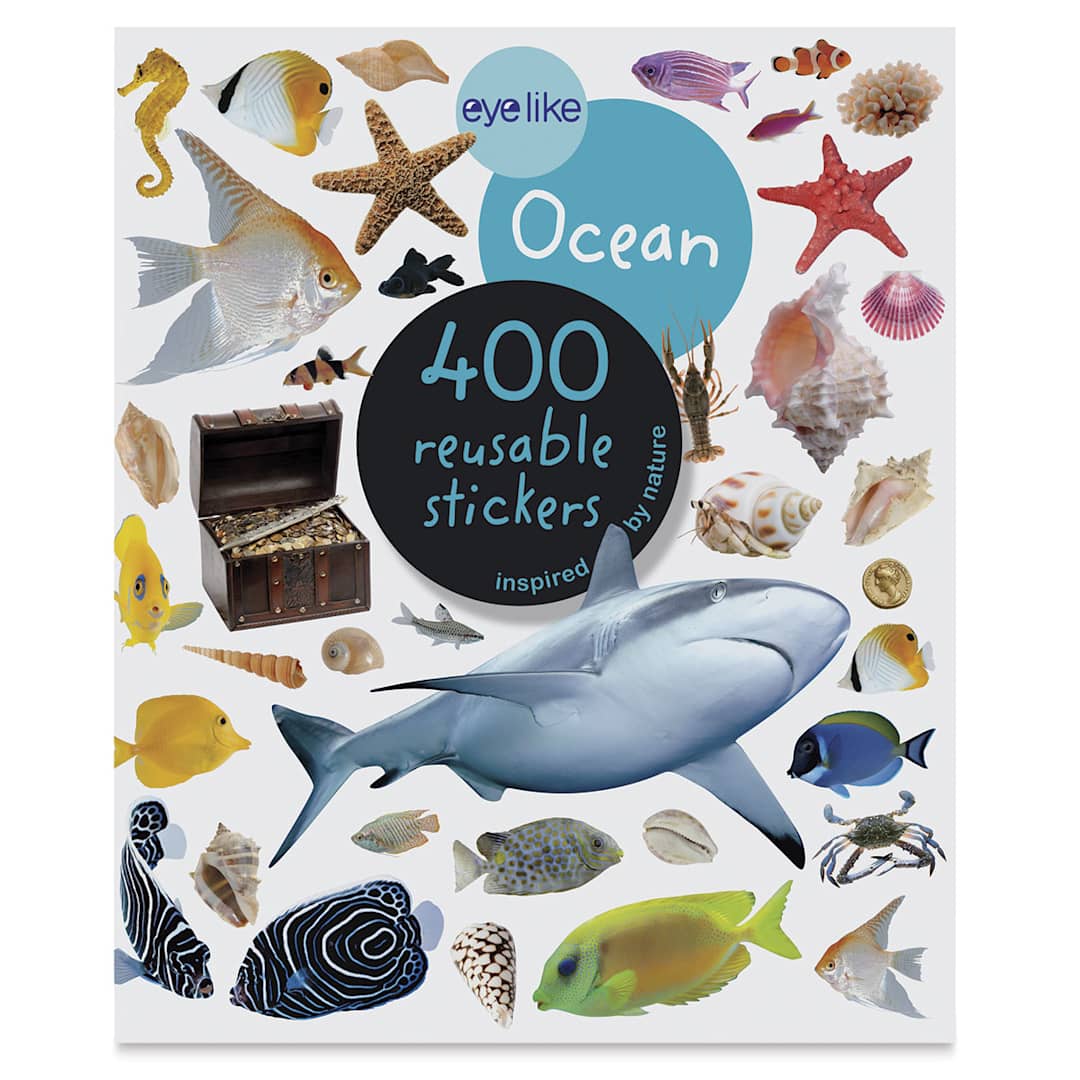 Open in modal - Eyelike Ocean Reusable Stickers, Book Cover