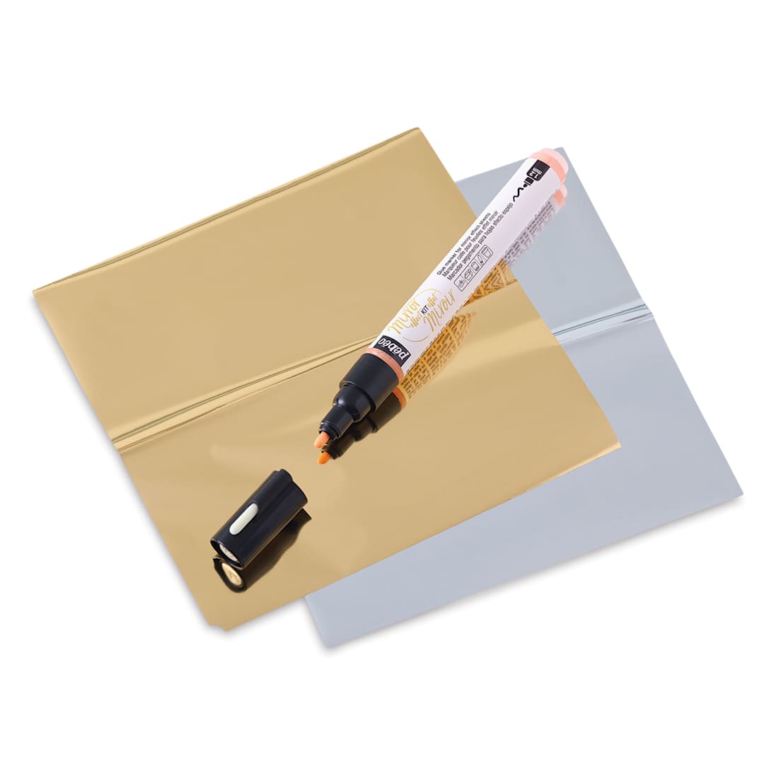 Open in modal - Pebeo Gedeo Mirror Effect Leaf Kit