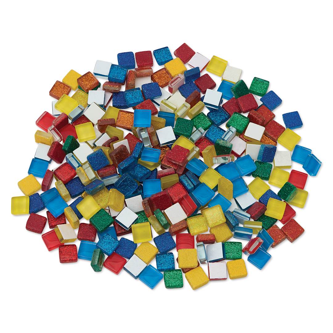 Open in modal - Diamond Tech Cobblestone Tiles - Brights Mix, 8 oz